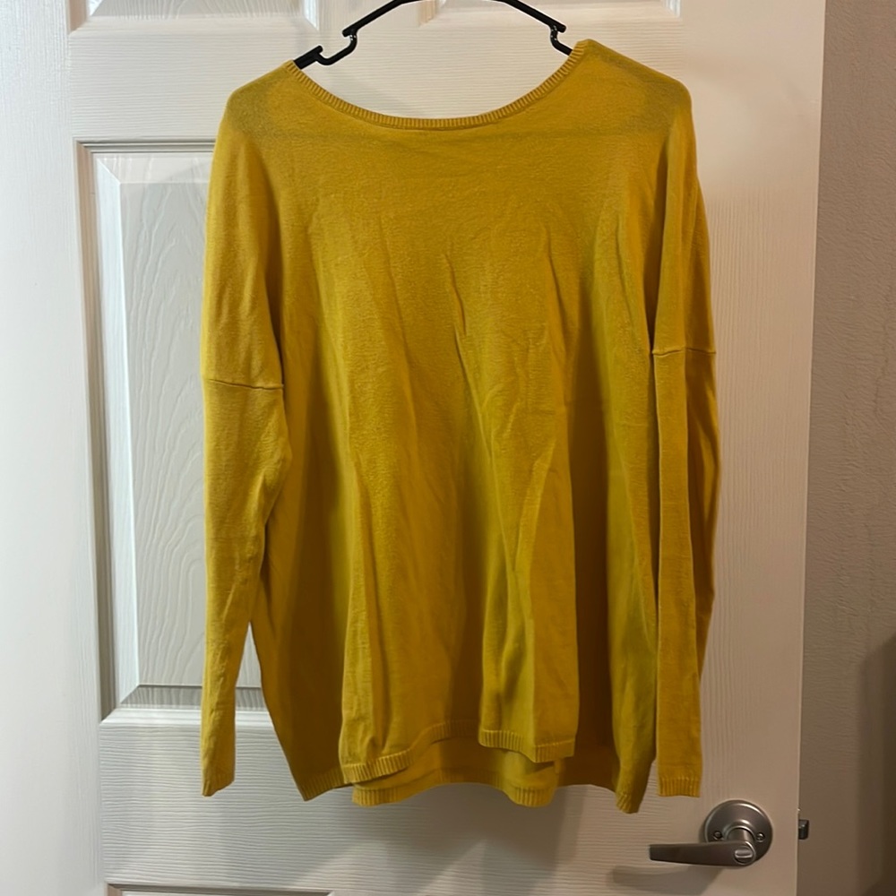 Zara yellow sweater